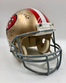 Dwight Clark & Joe Montana San Francisco 49ers Autographed Authentic Riddell Proline Helmet "The Catch 1.10.82"