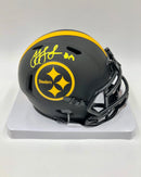 JuJu Smith-Schuster Autographed Pittsburgh Steelers Riddell Eclipse Speed Mini Helmet