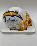 Justin Herbert Autographed Los Angeles Chargers Riddell Speed Mini Helmet