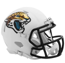 Jacksonville Jaguars Flat White Alternate Speed Mini Helmet
