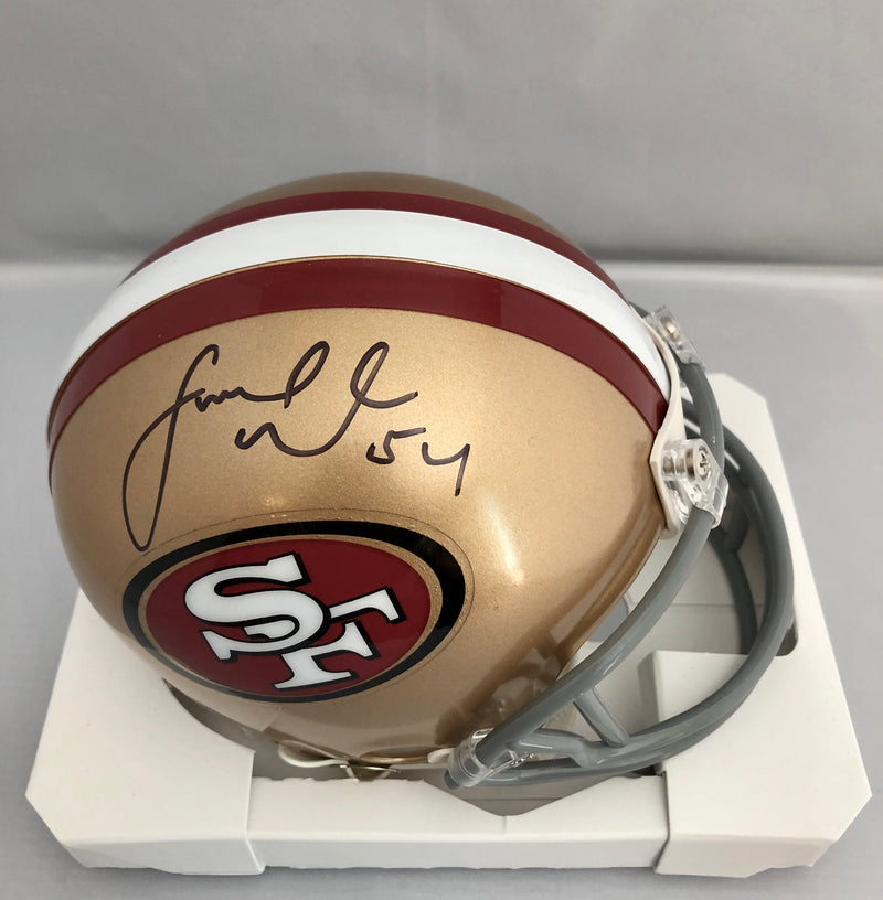 Fred Warner San Francisco 49ers Autographed Riddell Mini Helmet