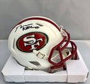 George Kittle San Francisco 49ers Autographed Riddel Flat White Speed Mini Helmet
