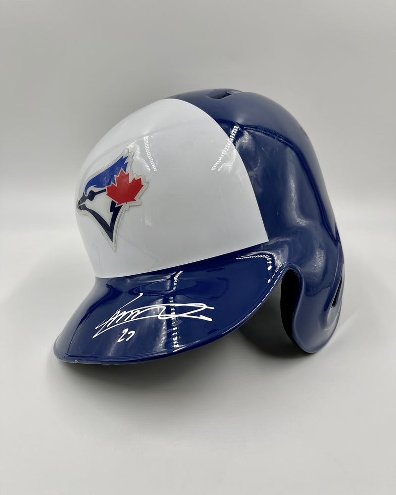 Vladimir Guerrero Jr. Toronto Bluejays Autographed Team-Issued LEC Batting Helmet