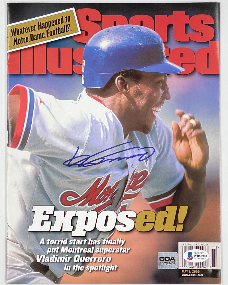 Vladimir Guerrero Montreal Expos Autographed Sports Illustrated