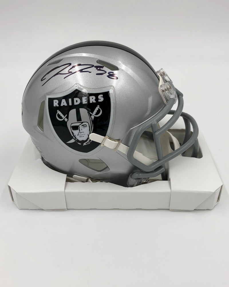Josh Jacobs Las Vegas Raiders Autographed Riddell Speed Mini Helmet