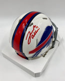 Josh Allen Buffalo Bills Autographed Riddell Speed Mini