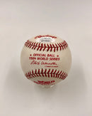 Alan Trammell Detroit Tigers 1984 World Series Champions Autographed World Series Logo Baseball with "84 WS MVP" Inscription