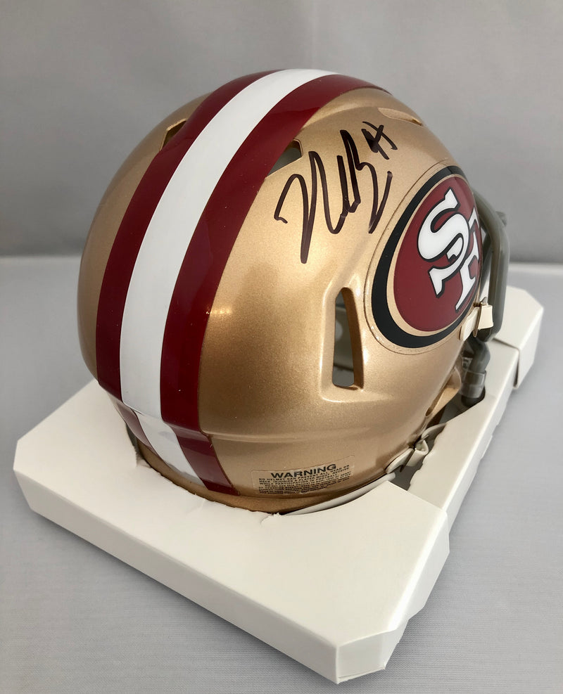 Nick Bosa San Francisco 49ers Autographed Riddell Speed Mini Helmet