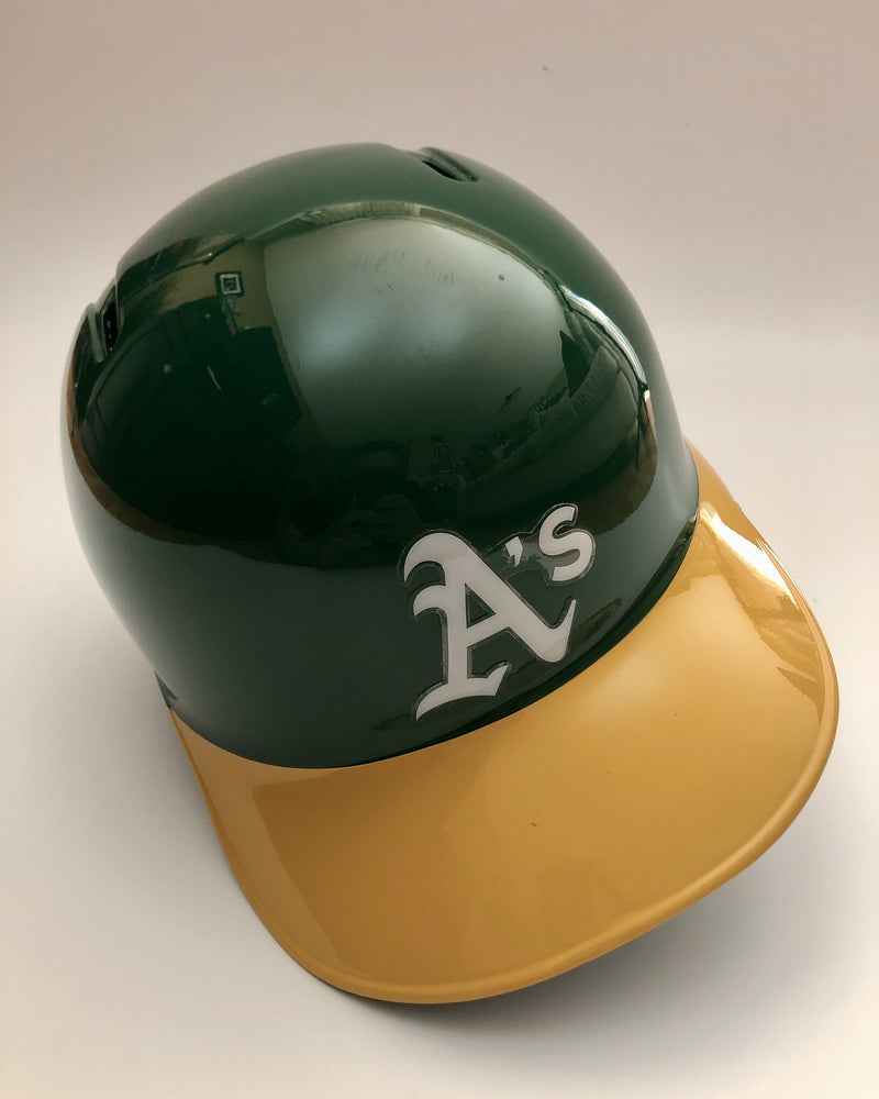 2019 Authentic Oakland A's Post Season Team-Issued LEC Batting Helmet