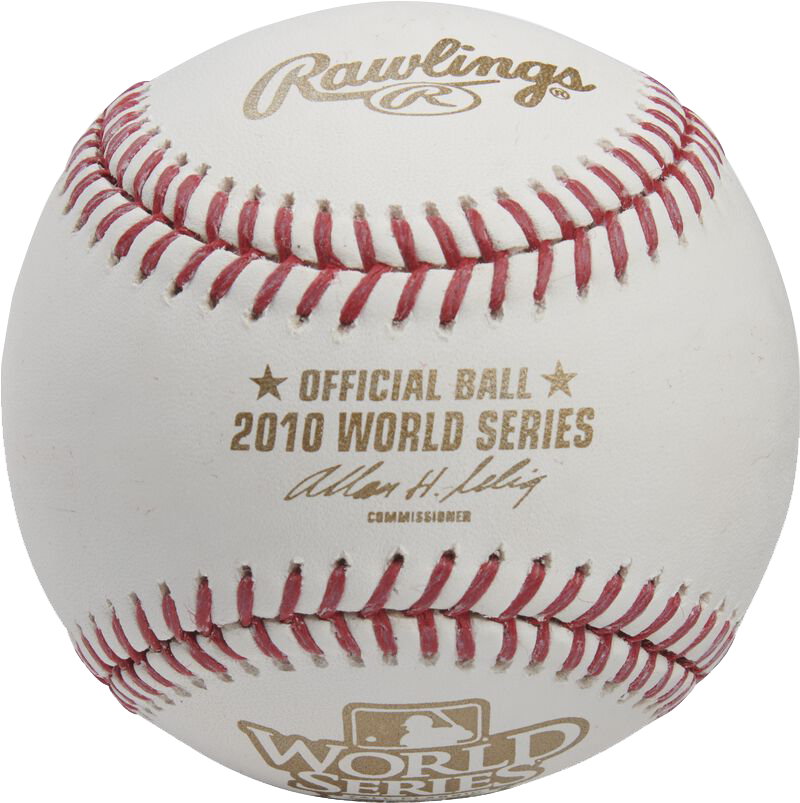MLB 2010 World Series Rawlings Official Baseball.