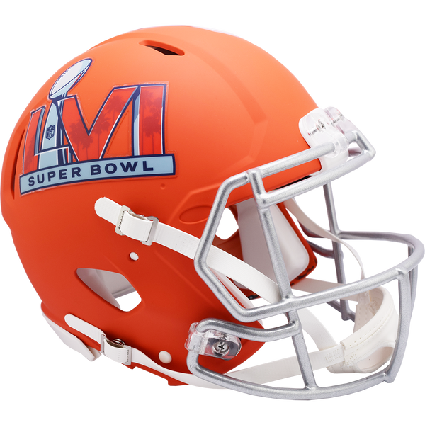 Super Bowl LV 55 Riddell Flat Navy Speed Mini Football Helmet