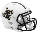 New Orleans Saints Flat White Alternate Speed Mini Helmet