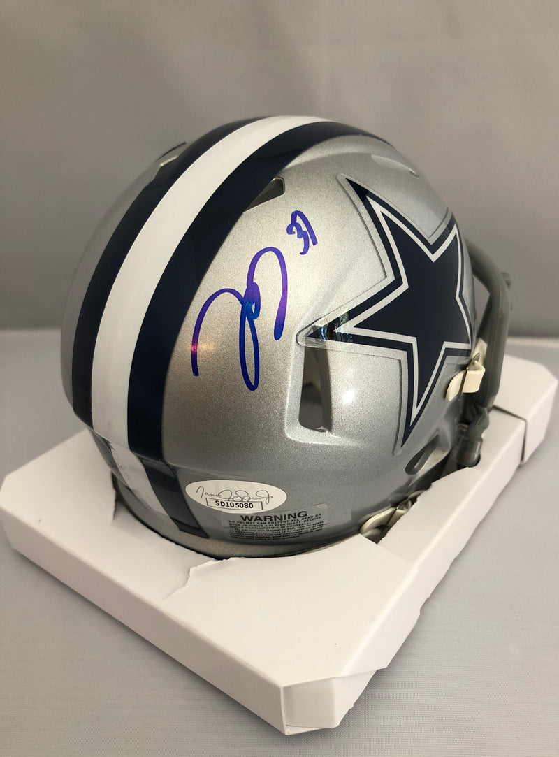 Trevon Diggs Dallas Cowboys Autographed Riddell Speed Mini Helmet